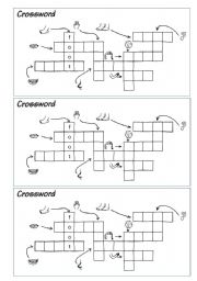 English Worksheet: Crossword