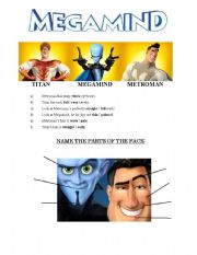 English Worksheet: Megamind