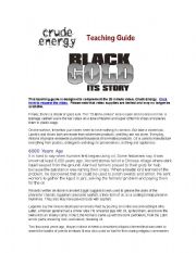 English worksheet: BLACK GOLD STORY