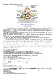 English Worksheet: DIET 