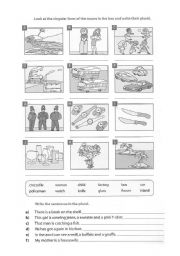 English worksheet: Plural