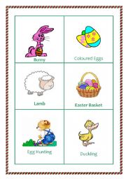  Easter picture  cards set of 12 