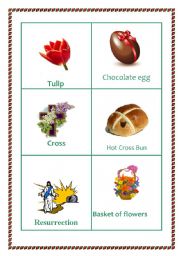 English Worksheet: Easter picture cards  set no   2