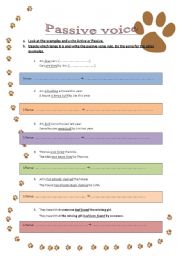 English Worksheet: Grammar worksheet and guide for Passive Voice with Answer Key