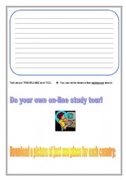 English worksheet: A Study Tour (Part 2)