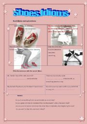 English worksheet: shoes.idioms