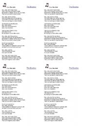 English Worksheet: Song Hey Jude Beatles