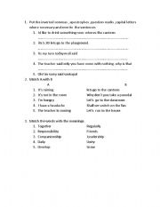 English worksheet: exercise