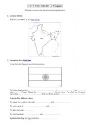 English Worksheet: India