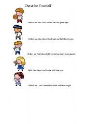English Worksheet: havehas got