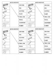 English worksheet: Match