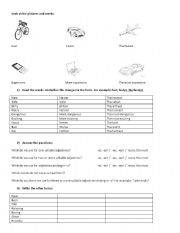 English worksheet: Guided Discovery Worksheet