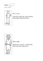 English Worksheet: Describe someone 