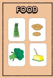 Food flashcards