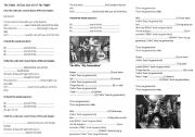 English Worksheet: All day and all of the night&My generation