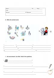 English worksheet: Worksheet