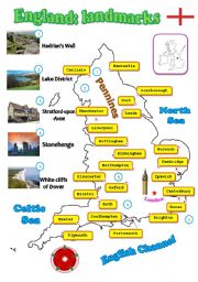 English Worksheet: England: landmarks