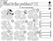 English Worksheet: What is the problem? _ 02