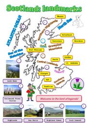 English Worksheet: Scotland: landmarks