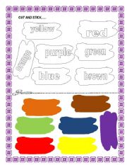 English Worksheet: colors