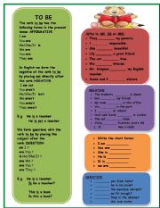 English Worksheet: TO BE WORKSHEET