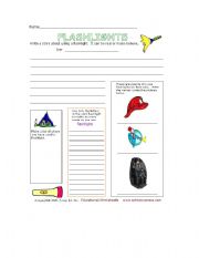 English Worksheet: FLASHLIGHTS