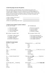 English Worksheet: mixed test
