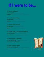 English Worksheet: Reading Journal part 2