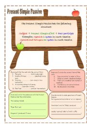 English Worksheet: Present Simple Passive