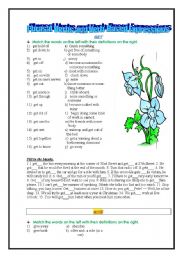 PHRASAL VERBS, CONSOLIDATION EXERCISES