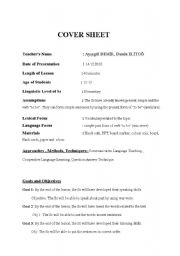 English Worksheet: PAST SIMPLE 