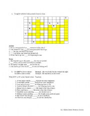 English Worksheet: Linking words