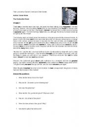 English Worksheet: THE CANTERVILLE GHOST - SIMPLE PAST