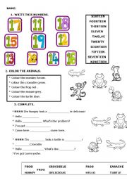 Revision numbers and animals