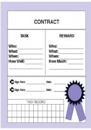 English Worksheet: Certificates& behaviour Contracts.Great fo recognize students work! Editabl