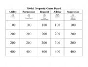 English Worksheet: Modal 