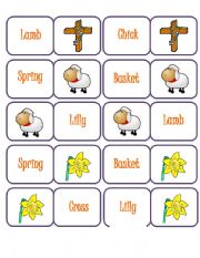 English Worksheet: Easter Domino - Part II