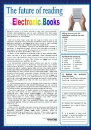 The future of reading - Electronic books (e-books)