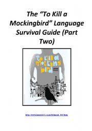 English Worksheet: To Kill a Mockingbird Language Survival Guide (Part Two) 