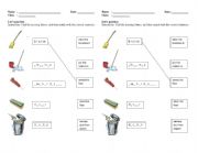 English Worksheet: Classroom Cleanliness