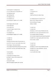 English Worksheet: The Lemon Tree Lyric