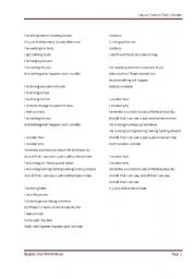 English Worksheet: The Lemon Tree Lyric