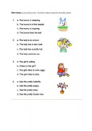 English worksheet: Easter