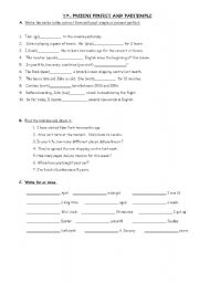 English Worksheet: PRESENT PERFECT - PAST SIMPLE