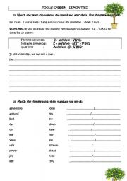 English Worksheet: Fools garden Lemon tree