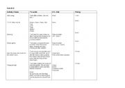 English Worksheet: Childrens day plan