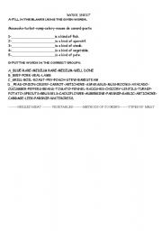 English worksheet: worksheet