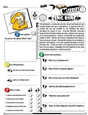 English Worksheet: RC Series Level 01_43 Ring Ring (Fully Editable + Key)