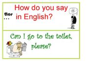 English Worksheet: classroom language 1/4