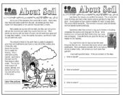 English Worksheet: About soil -science for kids 